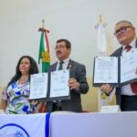 Presidió Rector Dámaso Anaya firma de convenio UAT y TRIELTAM