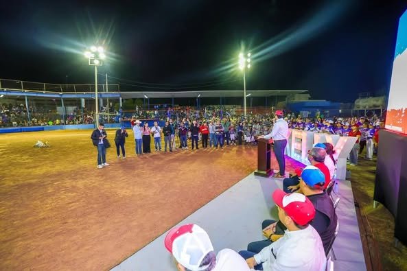 Inauguró Carlos Peña Ortiz temporada de la Liga Pequeña de Beisbol Treviño Kelly