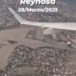 Desde el aire se ven los efectos de la tormenta