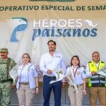 Dio el Alcalde Carlos Peña Ortiz banderazo a inicio de “Héroes Paisanos”