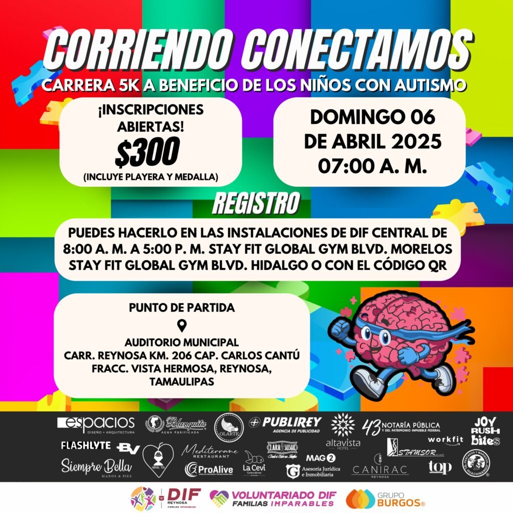 Invita el Alcalde a evento “Corriendo Conectamos” organizado por el Voluntariado DIF