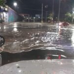 Inundaciones en Reynosa por lluvias en la madrugada