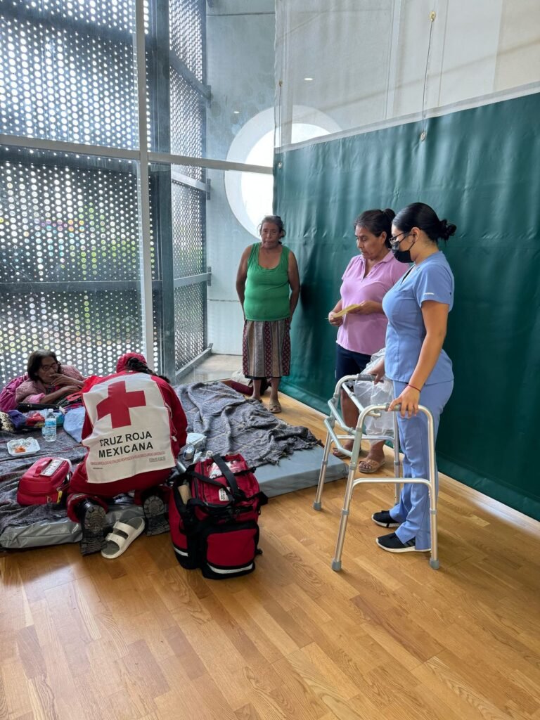 Apoya Polideportivo Reynosa alojamiento temporal