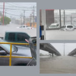 Reynosa, azotada por fuerte tromba