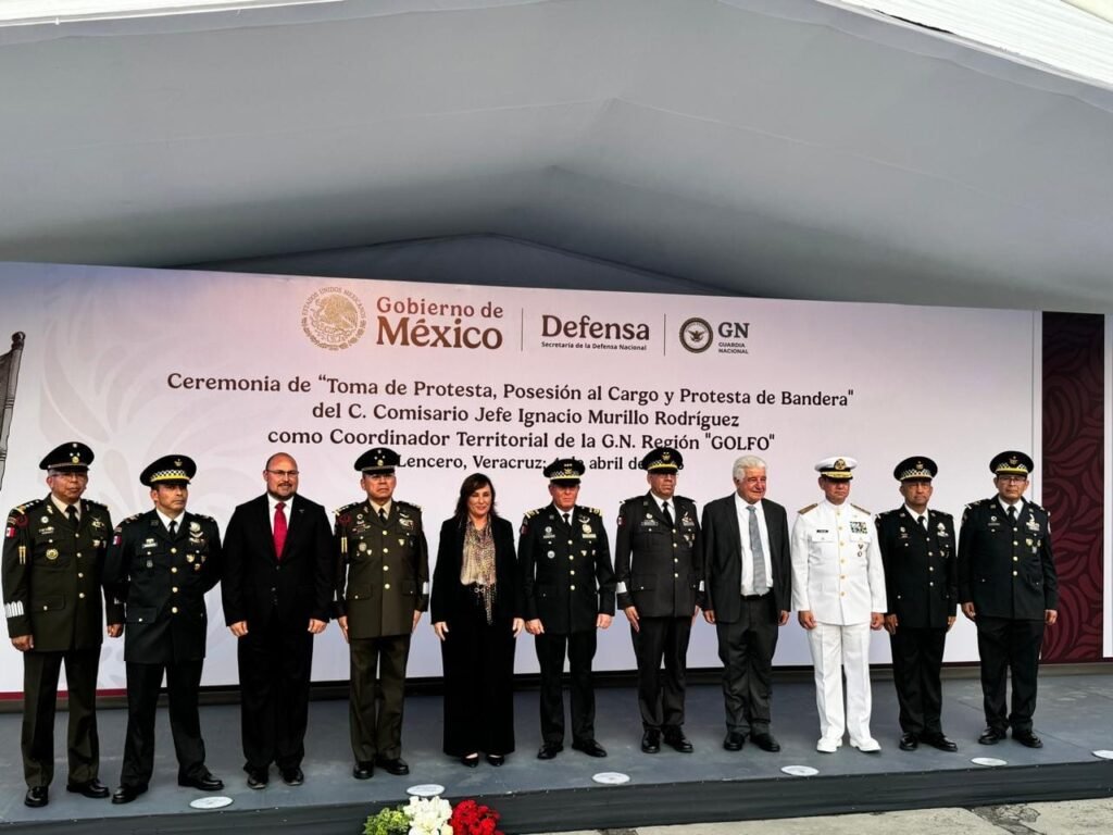 Asistió Secretario General de Gobierno a la toma de protesta del Coordinador Territorial de la Guardia Nacional en la Región Golfo