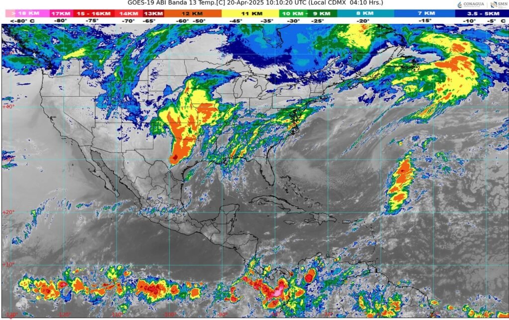 Monitorean sistema de tormentas