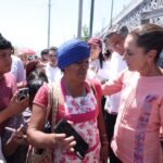 Presidenta Claudia Sheinbaum y Gobernador visitaron a damnificados de Reynosa