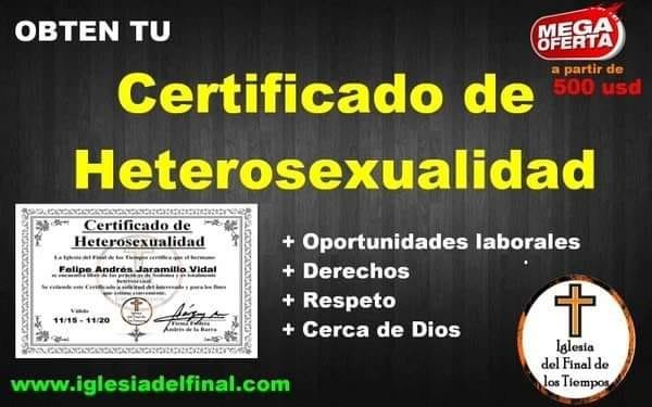Iglesia ofrece cursos de “homosanación”