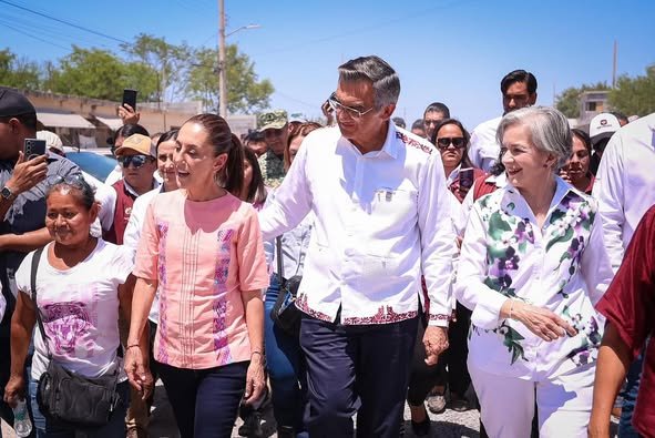 Recorrió Claudia Sheinbaum la colonia Ernesto Zedillo