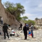 Apoya Guardia Estatal en traslado de presuntos restos de mamut encontrados en Tula