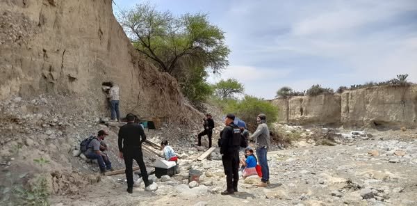 Apoya Guardia Estatal en traslado de presuntos restos de mamut encontrados en Tula
