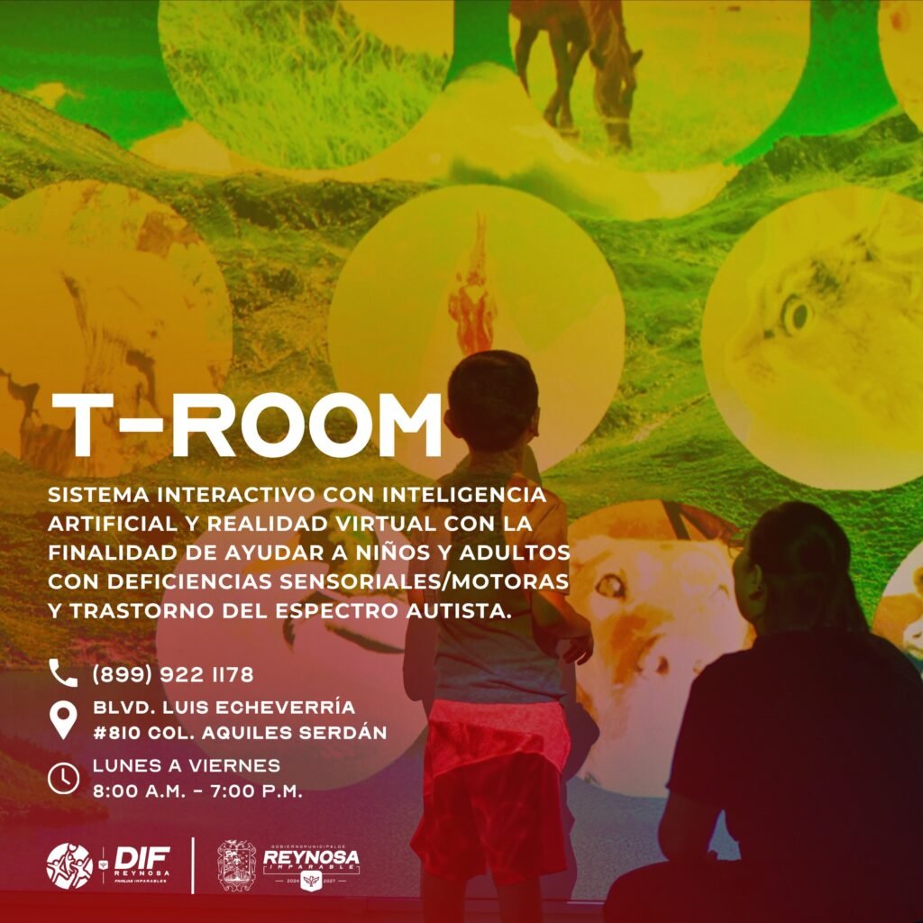 Cuenta DIF Reynosa con innovación tecnológica en T-Room