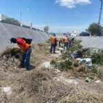 Permanente trabajo de mantenimiento a drenes y canales