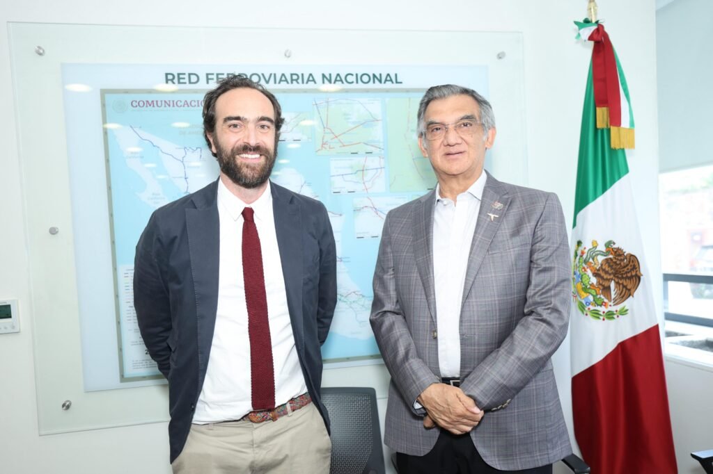 Afinan Américo Villarreal y Adrián Lajous rutas ferroviarias de Tamaulipas