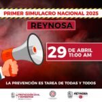 Participa Gobierno de Reynosa en Primer Simulacro Nacional 2025