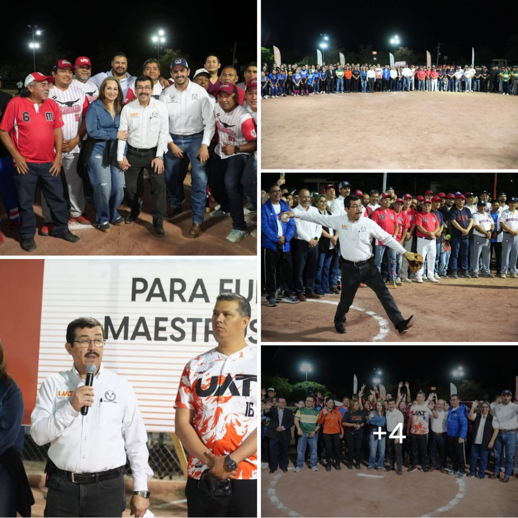 Rector de la UAT inaugura torneos deportivos para docentes y empleados universitarios