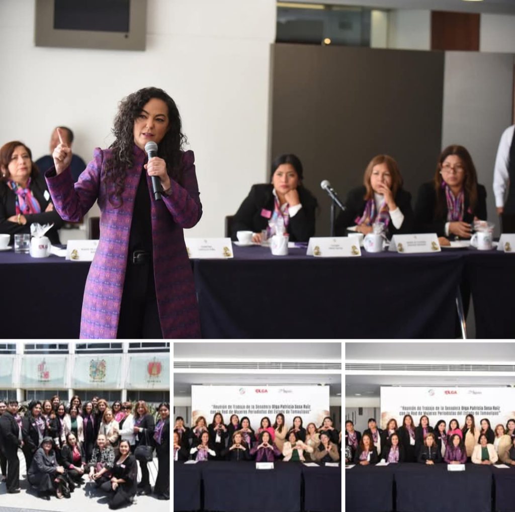 Olga Sosa, un compromiso con la libertad de expresión y la igualdad de género ante mujeres periodistas en el Senado