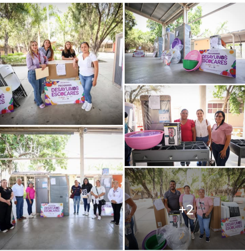 Continúa DIF Tamaulipas equipando desayunadores escolares y comedores comunitarios