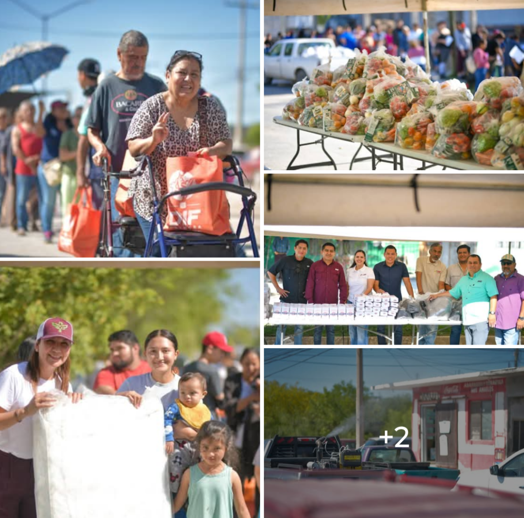 Refuerzan DIF-Reynosa y Voluntariado apoyos en la colonia Marte R. Gómez
