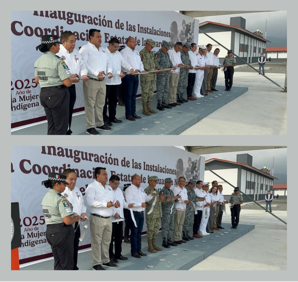 Inauguran gobernador y mandos militares, instalaciones de la Guardia Nacional en Tamaulipas