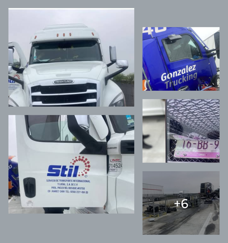 Dos trailers se impactaron en la Monterrey-Nuevo Laredo: Un fallecido