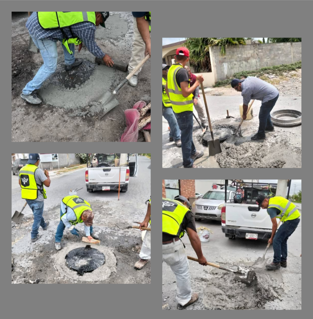 Instaló COMAPA tapas de alcantarilla en distintos puntos de la ciudad