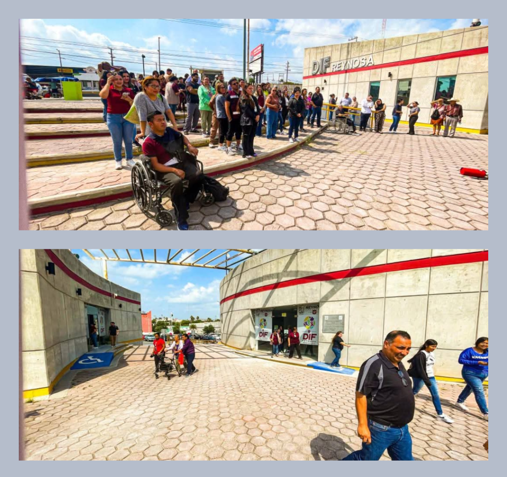 Participa DIF Reynosa en Simulacro Nacional 2025