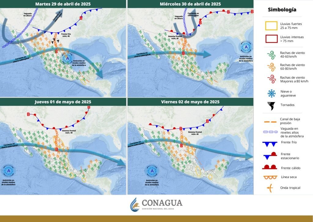 Entrará Frente Frío con vientos fuertes: SMN