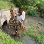 Realiza COMAPA limpieza de pluviales en diferentes sectores