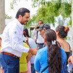 Visitó Alcalde Carlos Peña Ortiz a familias de la Arcoiris