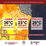 Afectará onda de calor en los próximos días