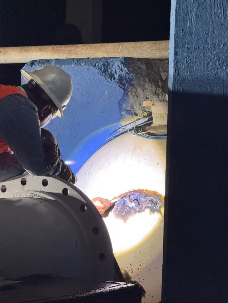 Concluyó COMAPA instalación de válvula reguladora en el acueducto Anzaldúas
