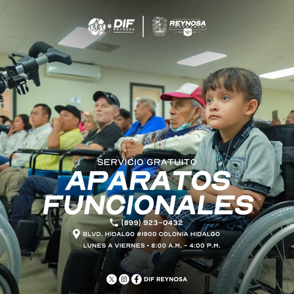 Entrega DIF-Reynosa aparatos funcionales durante todo el año