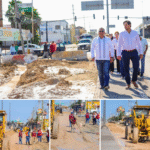 Supervisó Carlos Peña Ortiz obra de pavimentación en Carretera Río Bravo-Reynosa