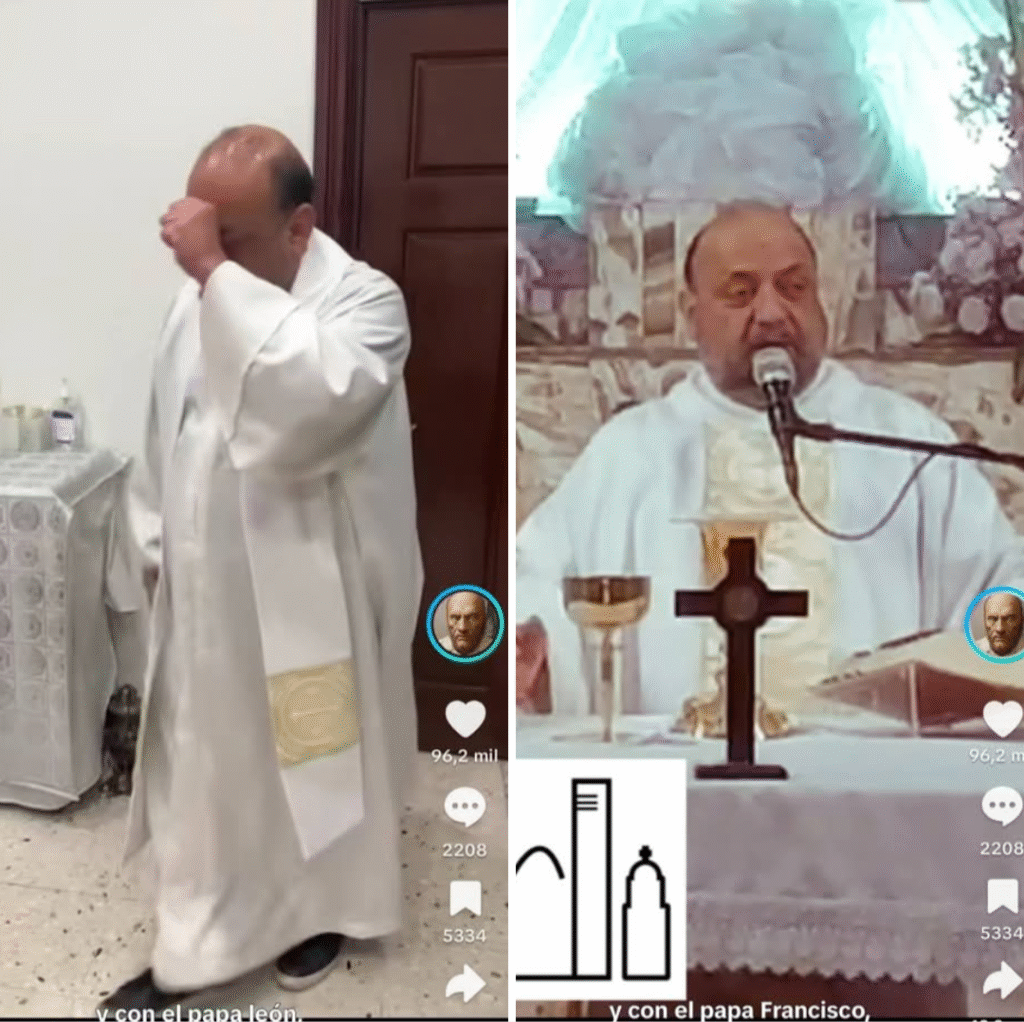 Graciosa equivocación de párroco se hace viral