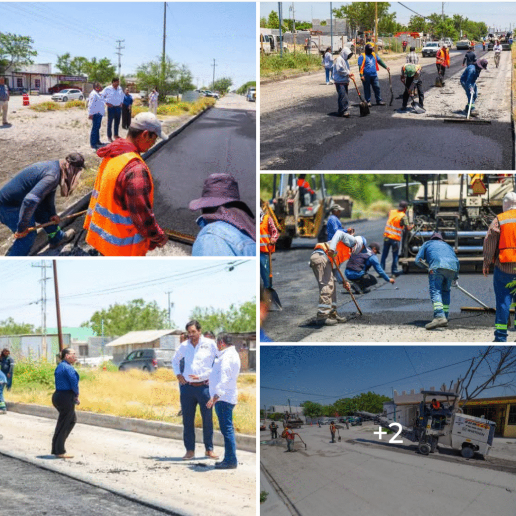 Supervisó Alcalde Carlos Peña Ortiz rehabilitación de vialidades en Villa Florida y Nuevo México