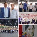 Festejaron el Gobernador Américo Villarreal por y el Alcalde Carlos Peña Ortiz, Día Internacional de Enfermería 2025