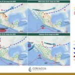 Entra Frente Frío fuera de temporada con pronóstico de tormentas y fuertes vientos