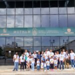 Visitaron integrantes del Colegio de Arquitectos, en familia, el Museo del Ferrocarril, MUFHAM, de Reynosa