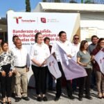 Da SET banderazo de salida a entrega de materiales de pintura para mantenimiento en escuelas