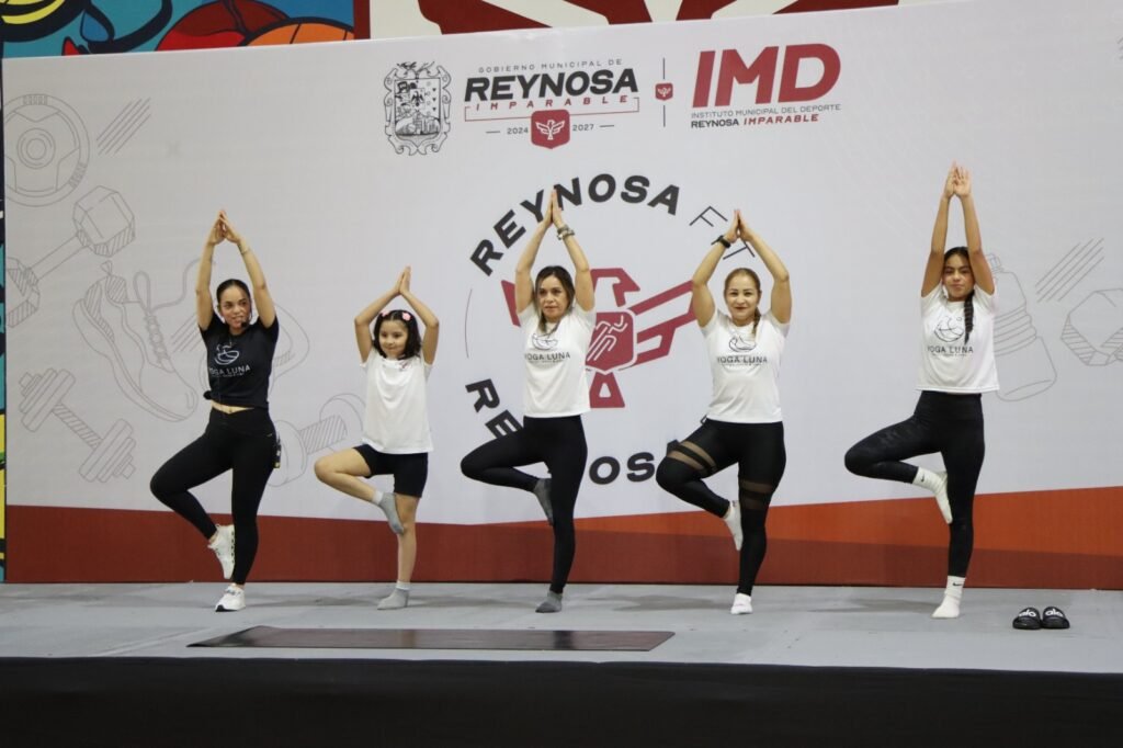 Inicia con éxito Reynosa Fit con Master Class de Yoga