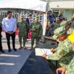 Encabezaron ceremonia de Destrucción de Armamento, el Presidente Carlos Peña Ortiz y el General Fernando Colchado Gómez
