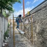 Continúa rehabilitación del puente vehicular elevado de la calle Emilio Portes Gil