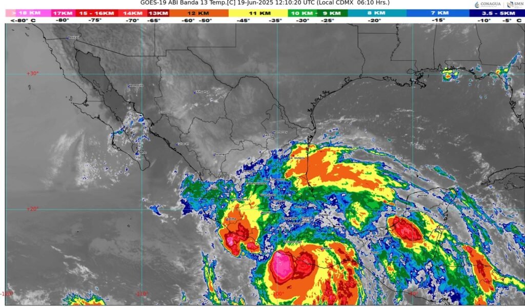 Huracán Erick afectará la región norte de Tamaulipas