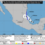 Depresión Tropical amenaza con fortalecerse e impactar el sur de Tamaulipas