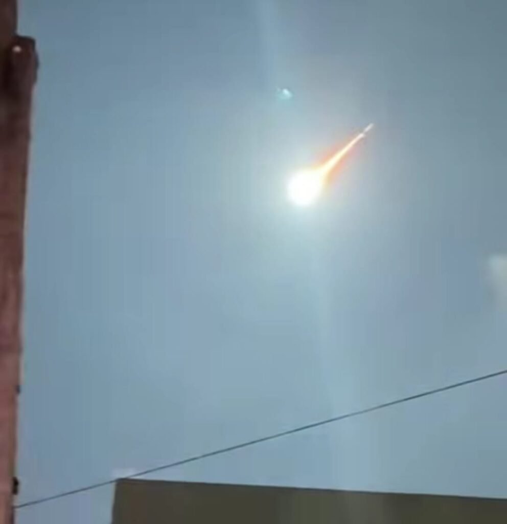Bólido cruzó por el cielo de Reynosa