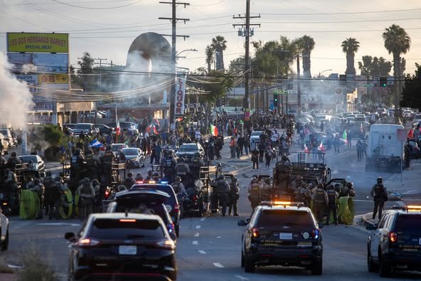 Los Ángeles, rumbo a la guerra civil