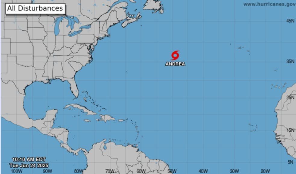 Sin pena ni gloria, primer Tormenta Tropical con nombre del Atlántico