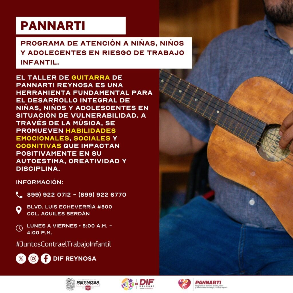 Impulsa DIF-Reynosa desarrollo integral de la niñez a través del arte en PANNARTI