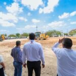 Construye Gobierno de Carlos Peña Ortiz cancha de futbol en Jarachina Sur